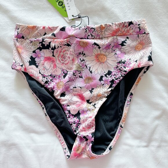 Sanctuary Floral Bikini Bottoms New with tags! small womens bathing suit - Picture 2 of 9